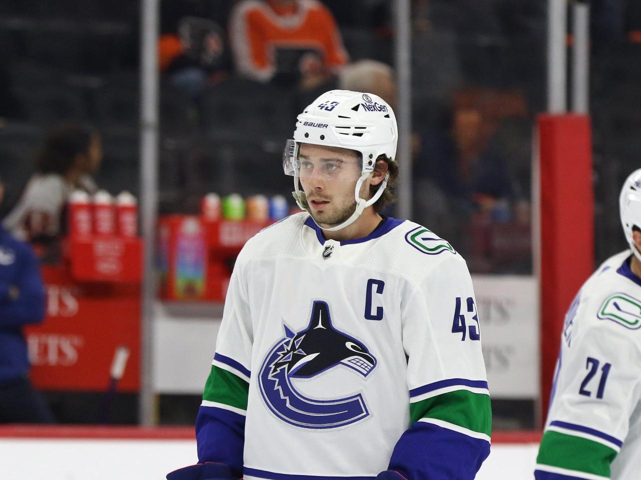 Canucks place star F Pettersson on retroactive IR, recall G Silovs